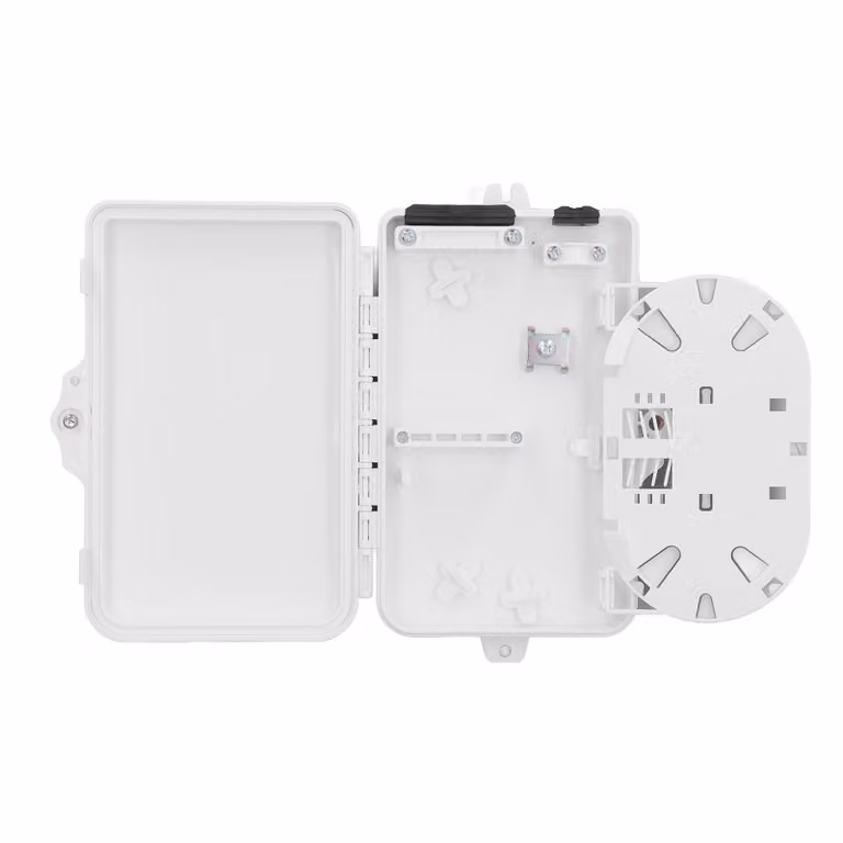 Scatola di giunzione per fibre ottiche, a 4 fili, IP65, impermeabile, montata a parete, per uso interno ed esterno