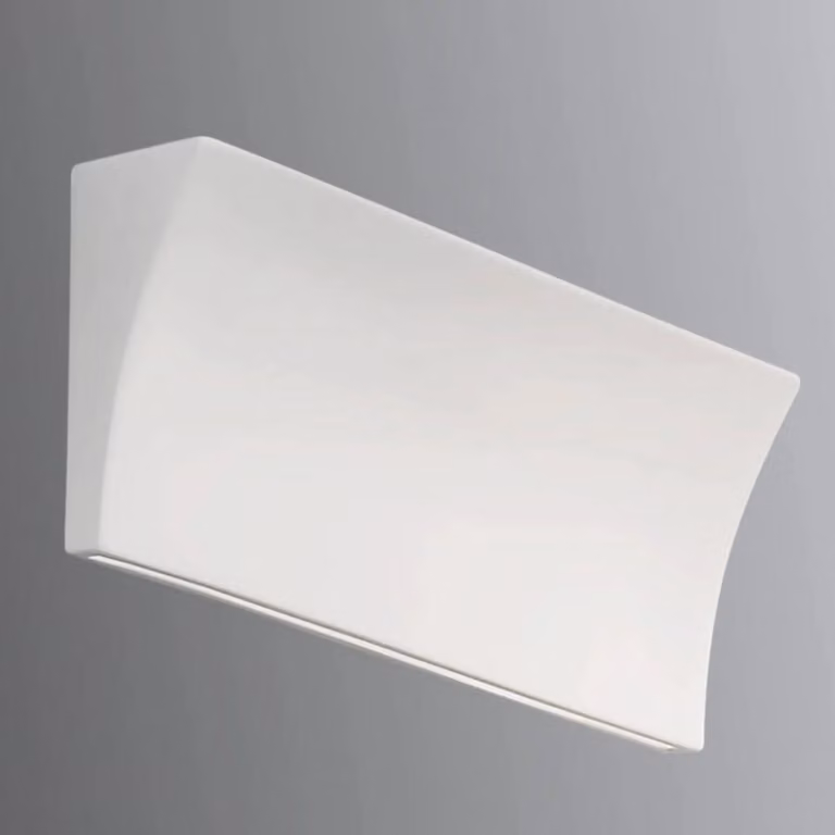 austrolux Applique da parete DELON, dimmerabile, Bianco / Opale, Soggiorno / Sala da pranzo, Ceramica, Moderno, Applique