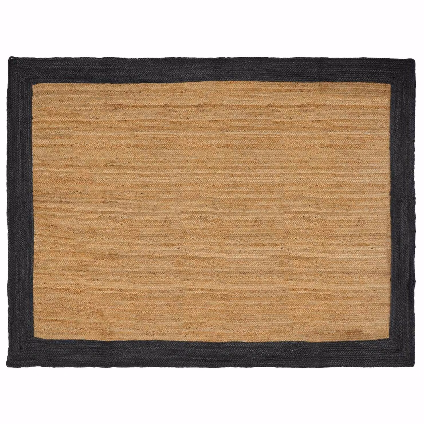Tappeto da area moderno in juta lavabile vidaXL, L 160 cm x P 230 cm, Grigio scuro e multicolore