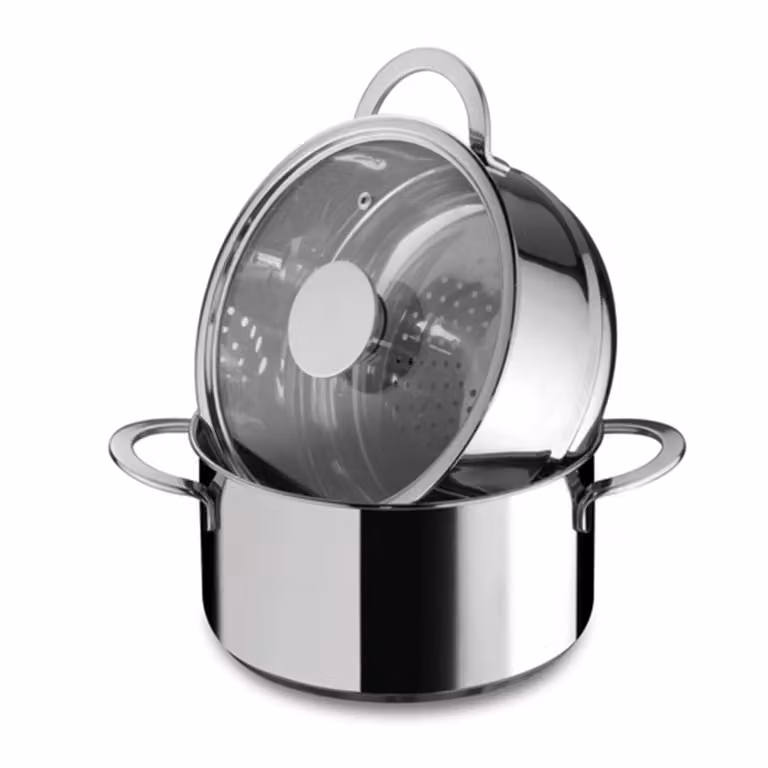 Cuociverdura in acciaio inox linea Gourmet, 22cm
