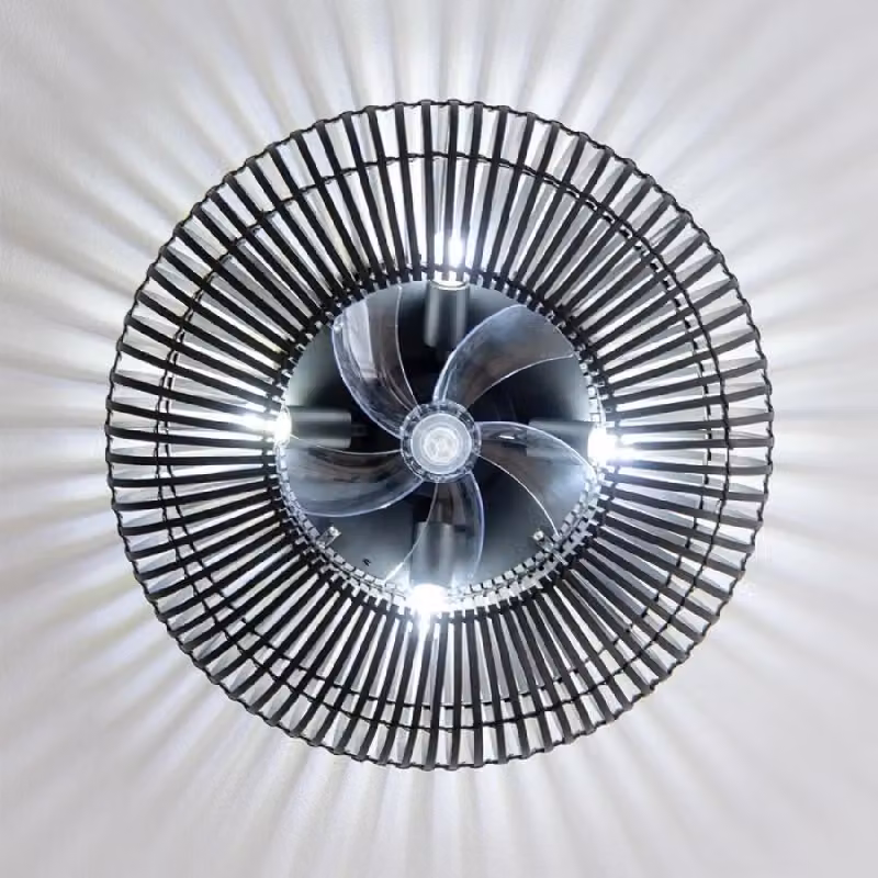 Lampada a soffitto LED Cecotec EnergySilence LampAero 600 Natural Dark Wood con telecomando e timer, colore legno scuro e nero – 2