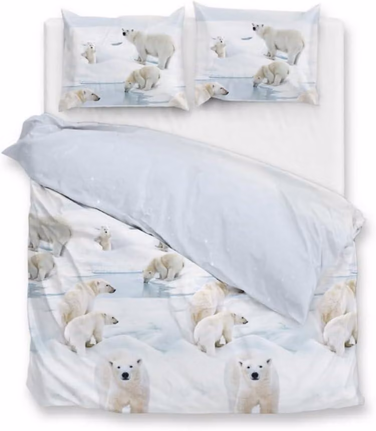 Copertura per letto in flanella, blu, dimensioni 240x200/220 cm, ideale per l'arredamento della camera da letto