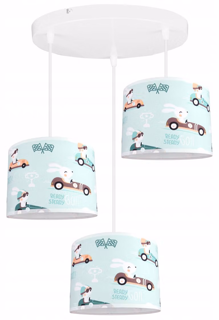 Bambini Lampadario Sospeso Paralume