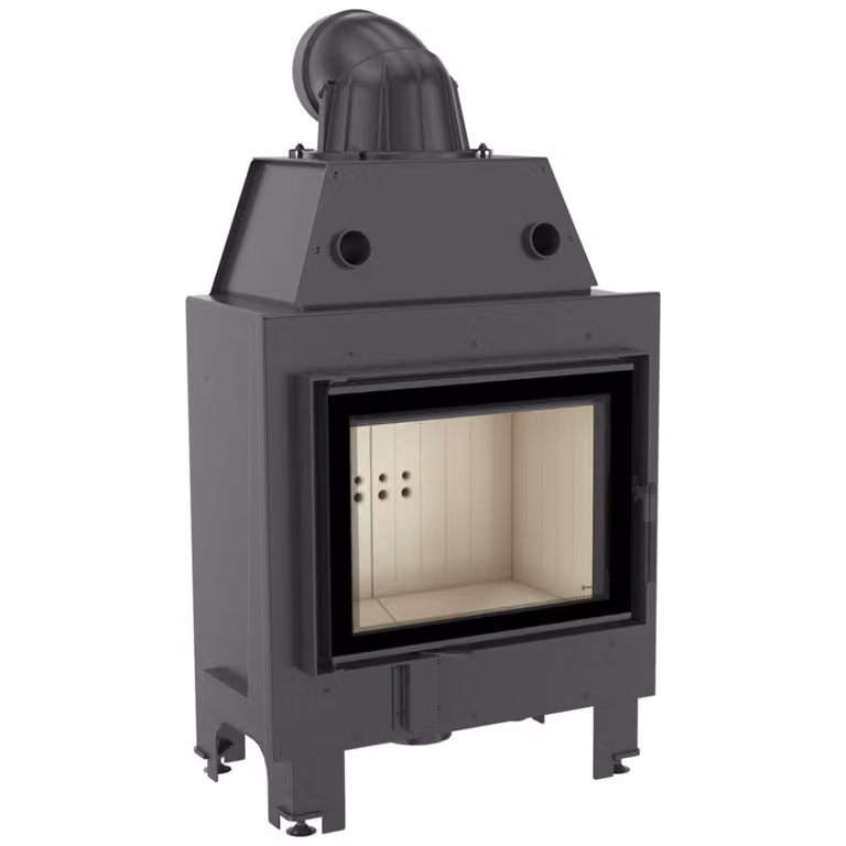 Inserto camino in acciaio MBM 10 kW Ø 200 doppio vetro