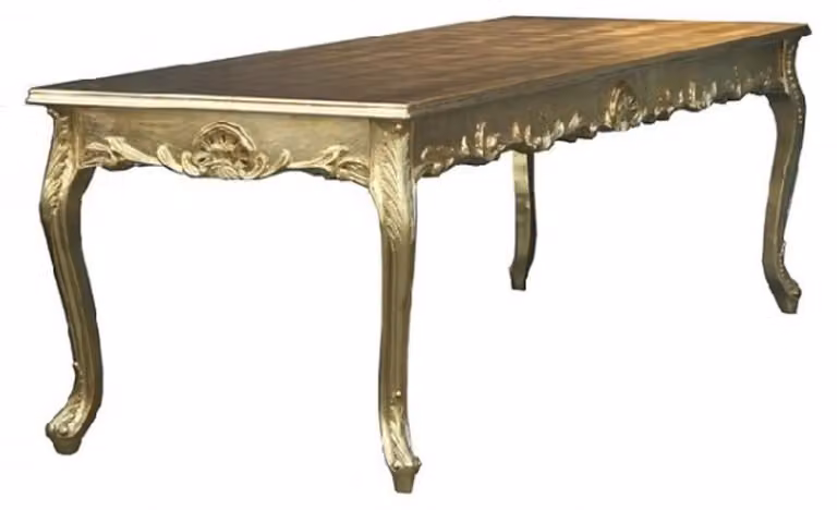 Tavolo da pranzo barocco oro 140cm - Tavolo da pranzo