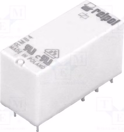1 relè: bobina elettromagnetica, 24VDC, 8A/250VAC, 8A, modello RM84-3012-35-1024, elettrico