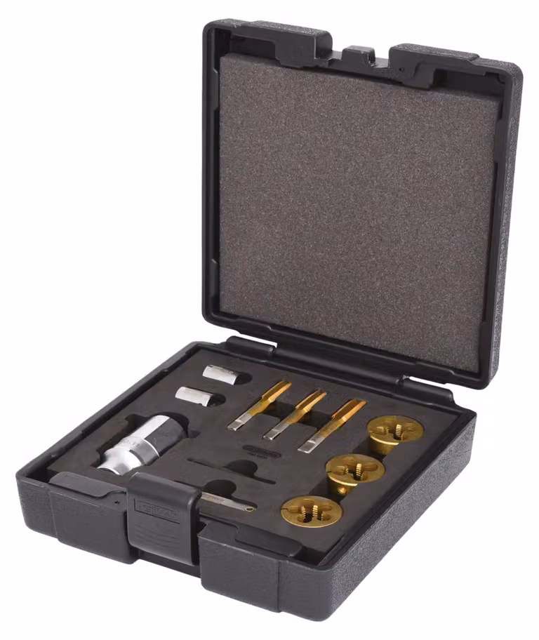 KS Tools Set di maschiatura da 3/8" per dadi e bulloni delle ruote, 11 pezzi