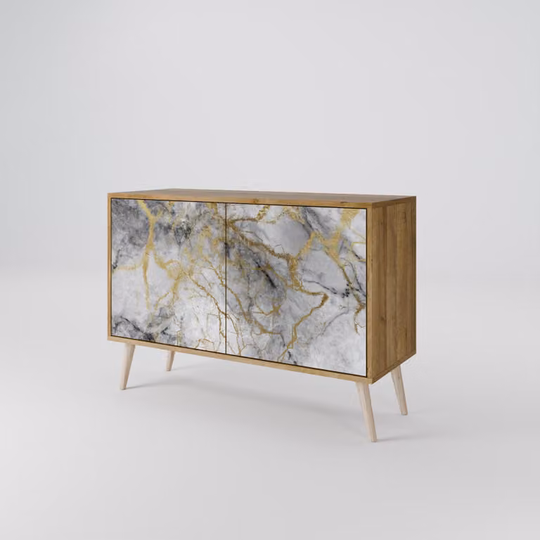 Cassettiera Spacerebels a 2 ante - credenza cassettiera - credenza alta - mobile guardaroba - soggiorno camera da letto - 57,5×111×42 (HxLxP)