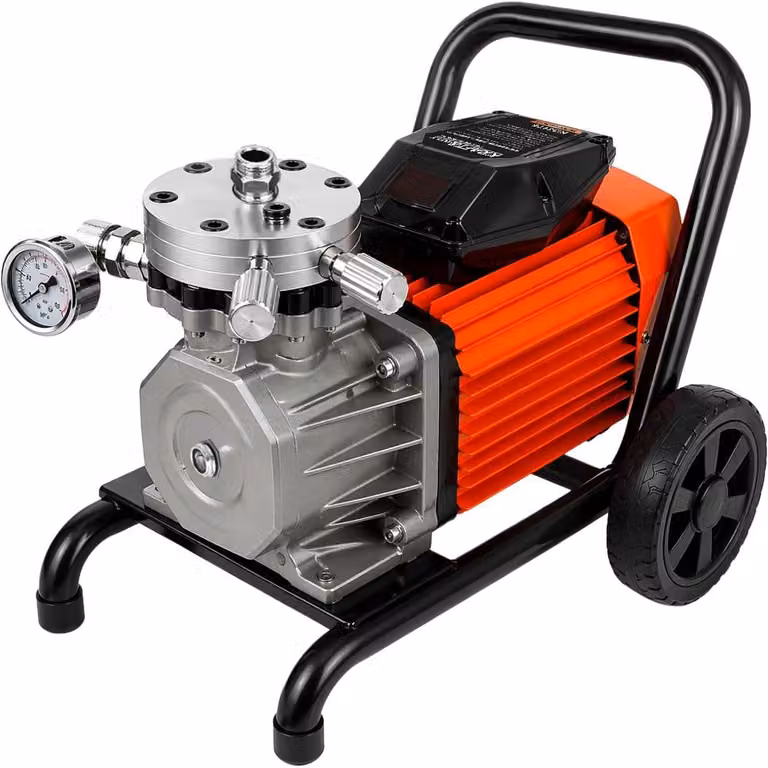 KRAFT&DELE | Sistema di spruzzatura airless, 230 V, per pitture murali, pitture al lattice, vernici e velature, regolazione della pressione