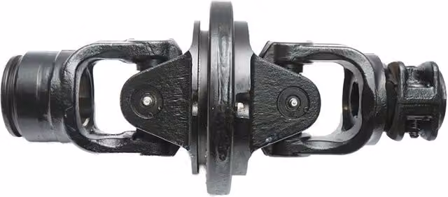 Doppio giunto a croce FCF T6 Z=6 UTB con tubo triangolare nero, diametro 45 mm, tipo Walterscheid, dimensioni 30,2 x 92 cm