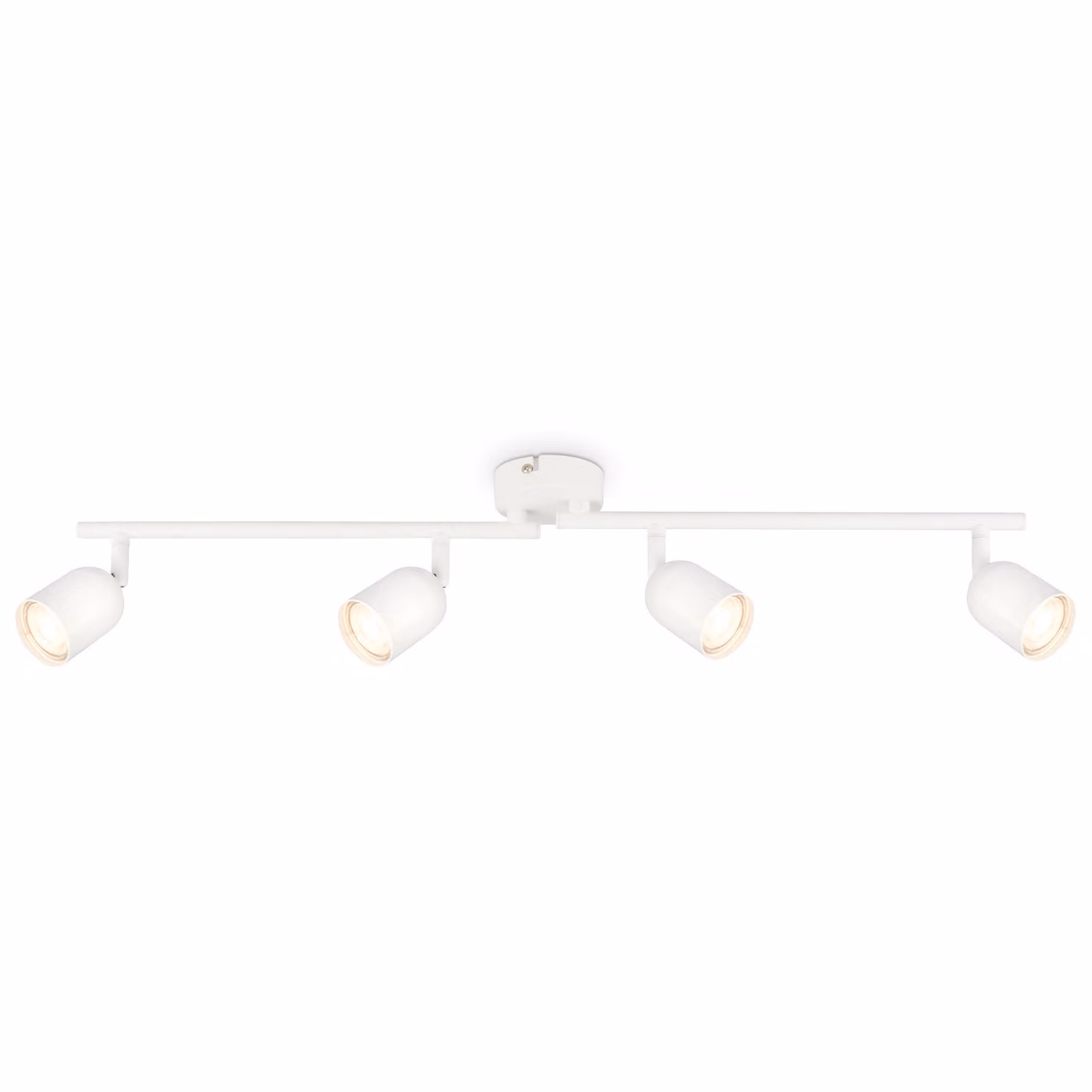 BRILONER Lampada da soffitto, orientabile, attacco GU10, bianco, 70,5 x 8 x 11 cm