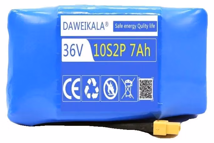 Batteria, capacità 20000 mAh, tensione 36 V, 7 Ah