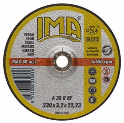 DISCO PER FERRO IMA D 230X3,2 PZ 50