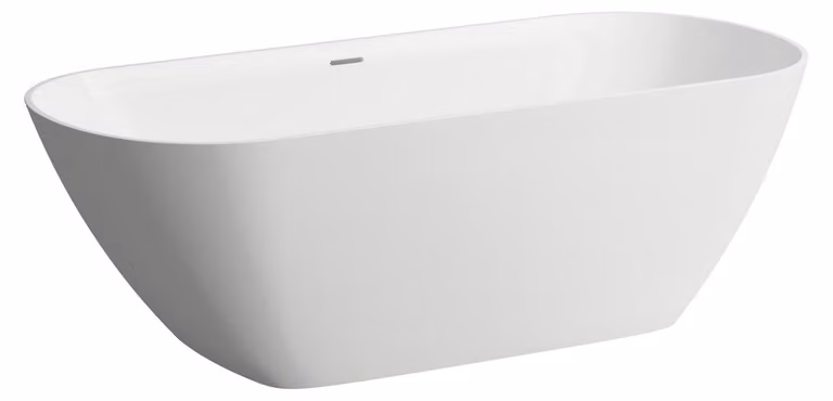 LAUFEN LUA Baignoire à poser, 750x1700x540mm, en Marbond, H2200827570001, H2200827570001