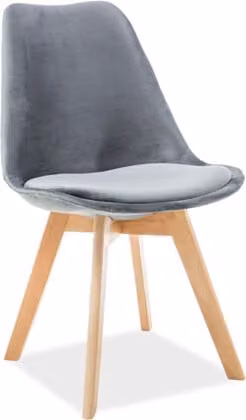 Set di sedie da pranzo Darwin grey set of 6