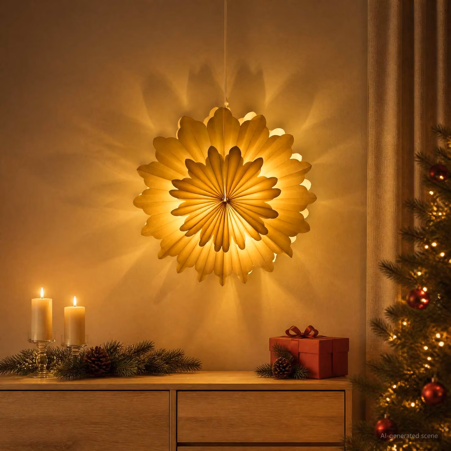 vidaXL Illuminazione Natalizia RAAHE 10 LED Bianco caldo