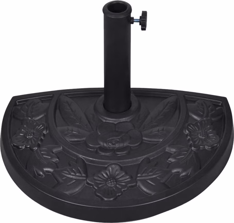 Supporto per ombrellone Base semicircolare per ombrellone Stand