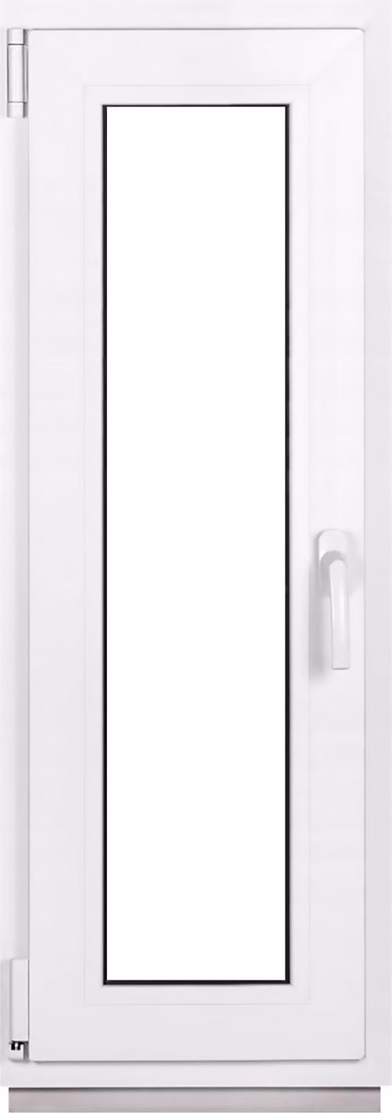 Finestre per cantina Framex Finestre in PVC bianche Larghezza x altezza 40 x 120 cm (400 x 1200 mm) doppia (32 mm) rotazione/inclinazione DIN sinistra - Premium - Tutte le misure