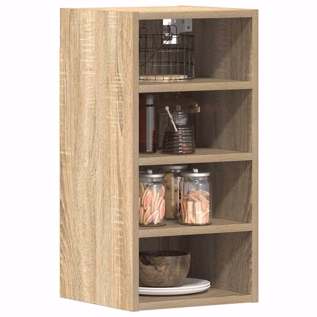 Pensile da cucina moderno vidaXL Riga Rovere Sonoma marrone L: 30 cm, P: 29,5 cm, H: 60 cm