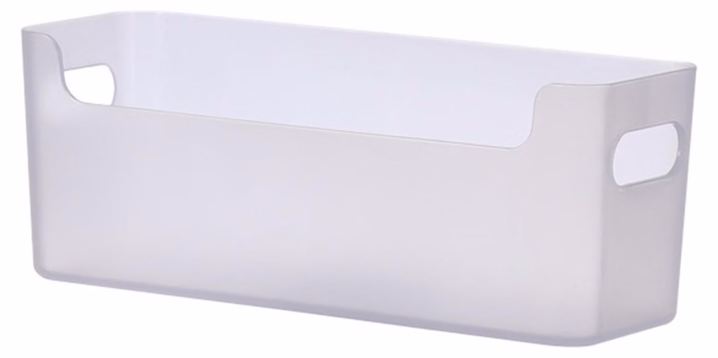 Scatola portaoggetti da scrivania, plastica, rettangolare, per scrivania, cassetta del telefono, contenitore, scaffale, organizer per armadio