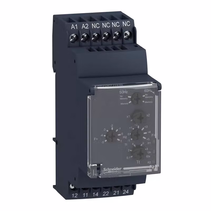 Controllore di frequenza di rete Schneider Electric, 40-70 Hz, 102-308 VAC, 2 W RM35HZ21FM