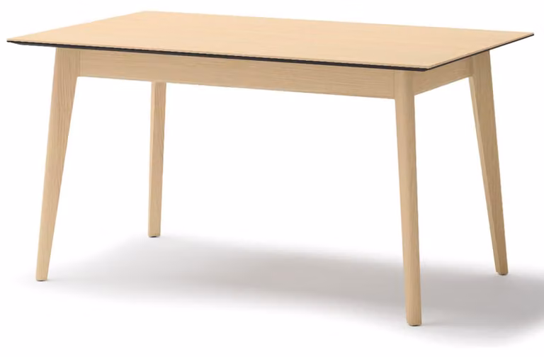 Selsey Plot – Tavolo da pranzo allungabile, finitura effetto legno di quercia chiaro, dimensioni 145–220 x 85 cm