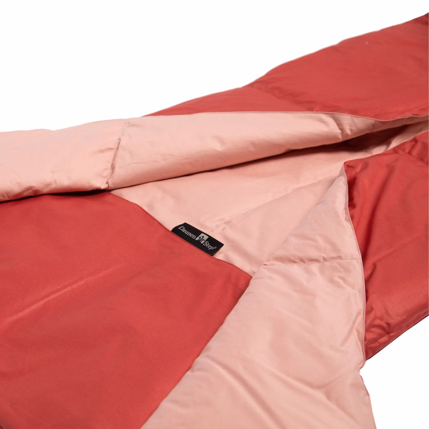 Trapuntino Mio Romantica DaunenStep in piuma e cotone, Rosso/Rosa, 160 x 200 cm – 3