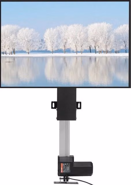 TV lift meccanico - TV supporto - Alluminio - 15 mm/s - Adatto per schermi da 32 a 70 pollici - Fino a 50 kg