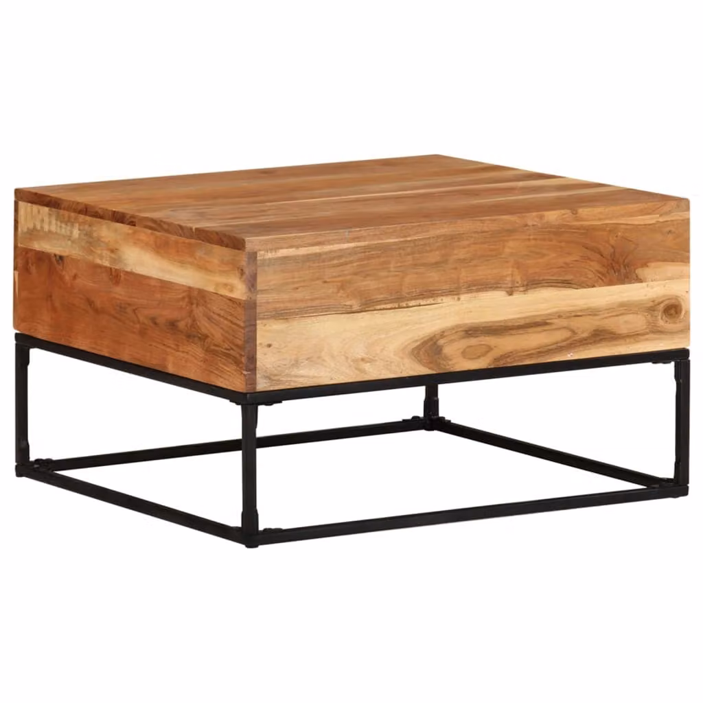 Maison Exclusive - Tavolino da caffè 68x68x41 cm, in legno massello di acacia