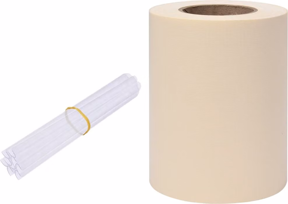 Recinzione Frangivento da Giardino PVC 35x0,19 m Crema