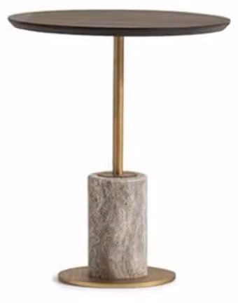 Beistelltisch Kaffeetisch Sofatisch Couchtisch Holz Braun Rund Tisch