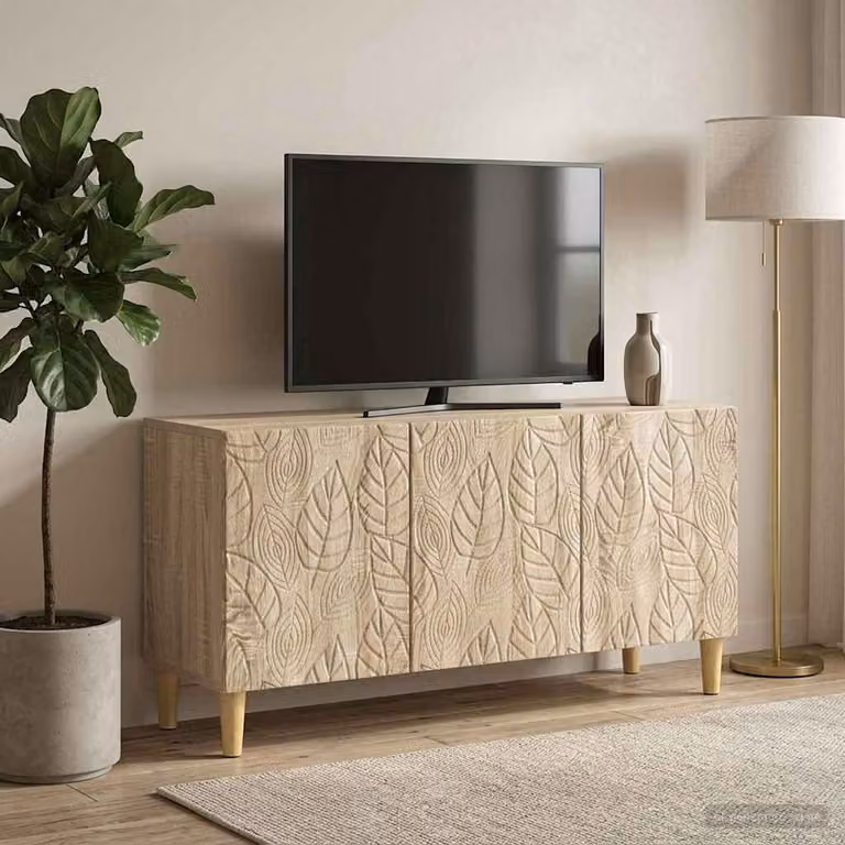 Mobile TV vidaXL in legno ingegnerizzato Rovere Sonoma, L 99 cm x P 34,5 cm x H 50 cm