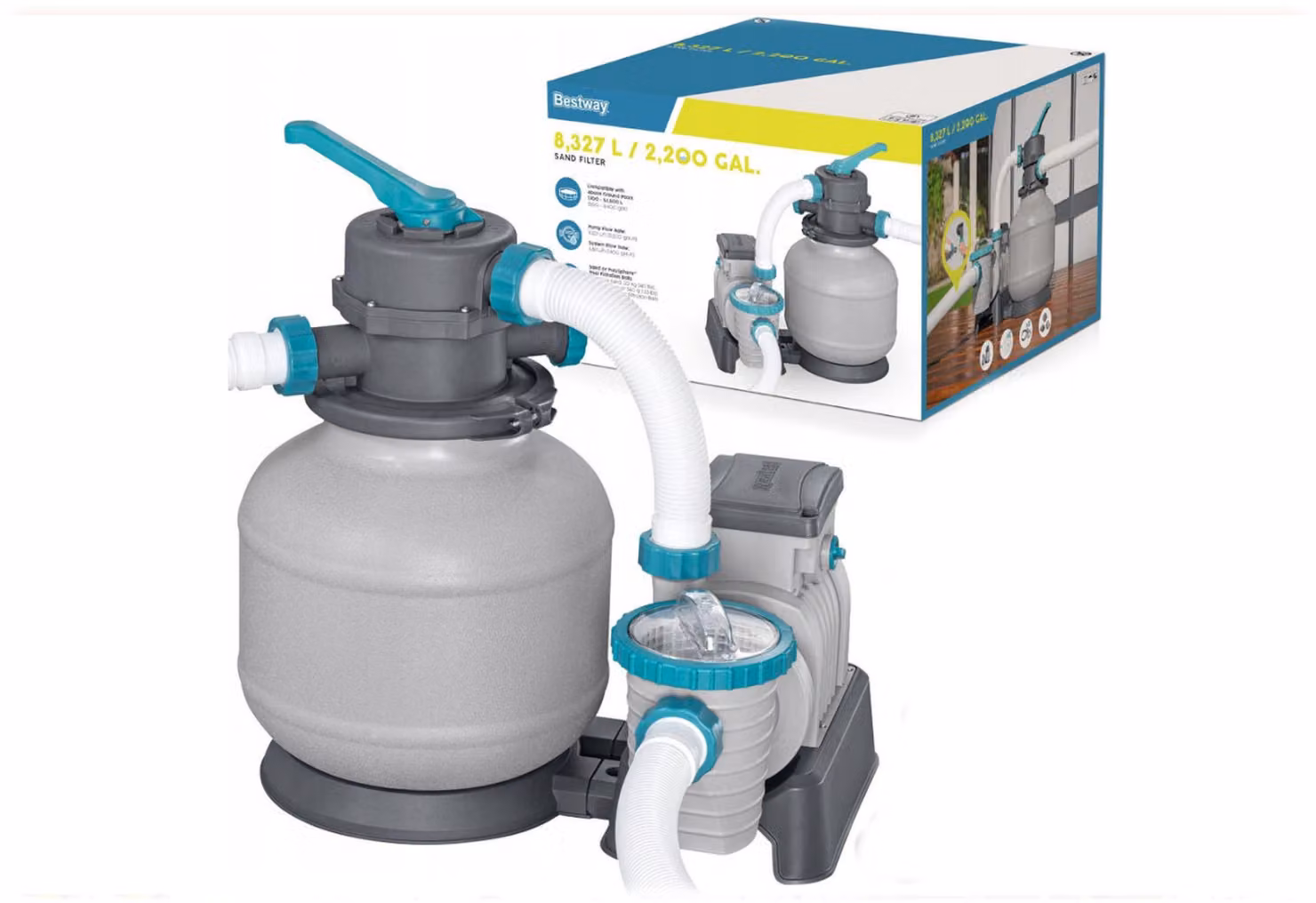 Bestway 58499 pompa per sabbia 2000 gal gg