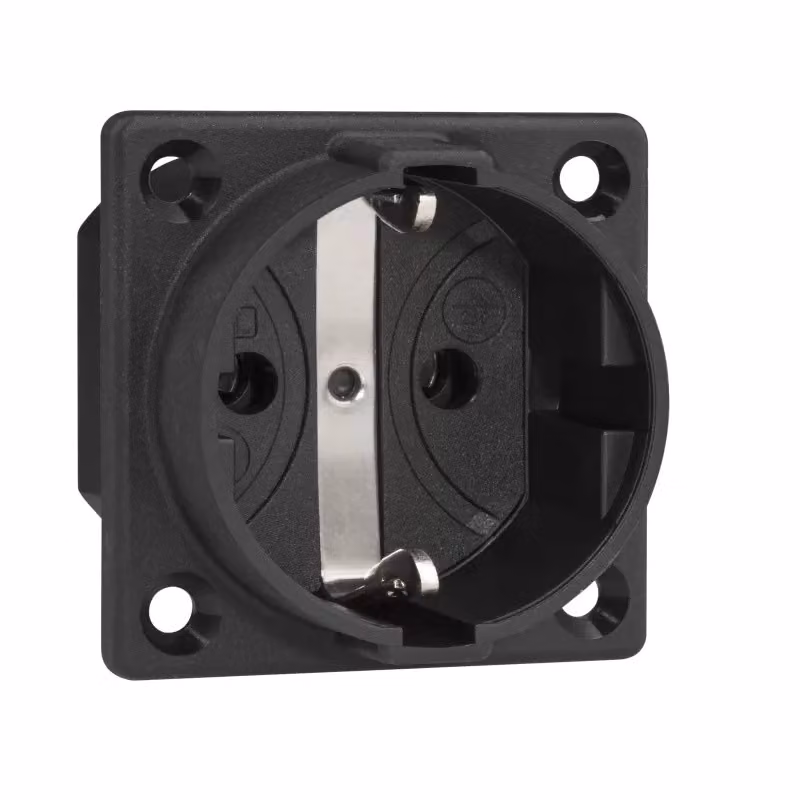 100 pezzi Presa EB 1K SK/senza coperchio sw - Presa da pannello con 1661300