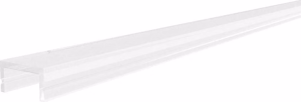 Profilo di copertura in plastica opaco 100 cm - Accessori tecnici leggeri per apparecchi di illuminazione KAM 100