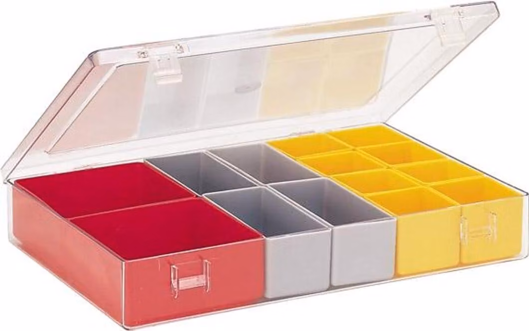 Scatola d'assortimento con coperchio 307x225x50 mm tipo 4.05