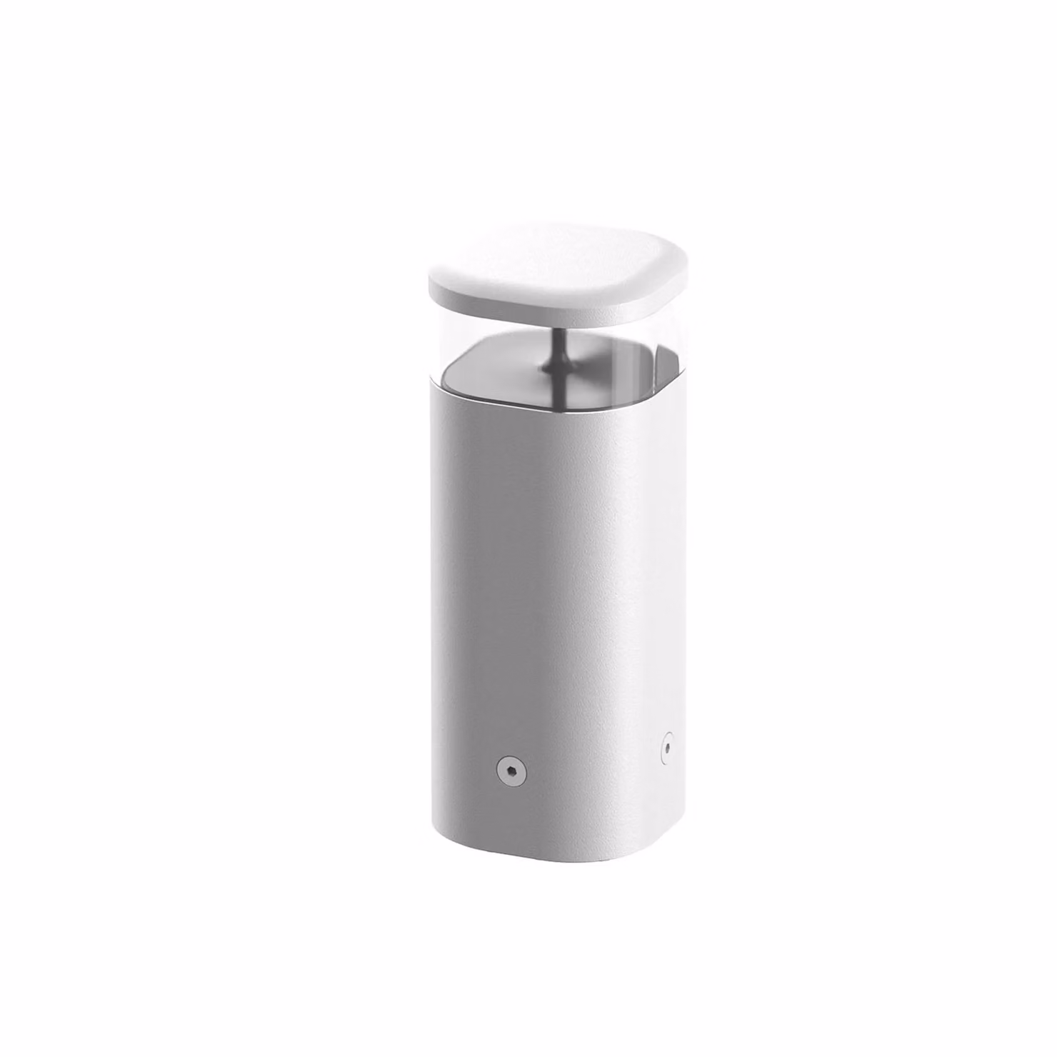 Flos Architectural FLOS Pointbreak Bollard 2, 2.700K bianco 30cm 2, Bianco / Opale, Alluminio, Design, Lampada LED da esterni