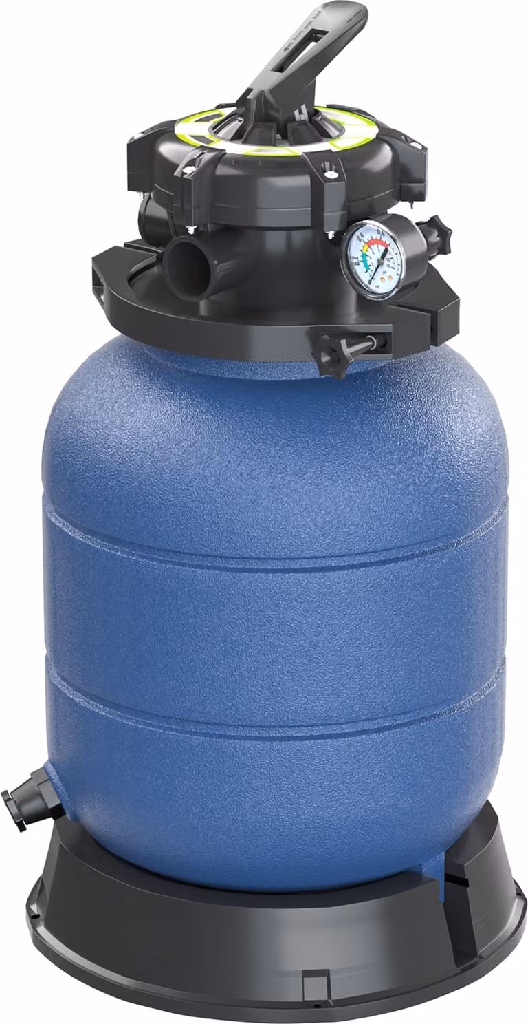 Filtro a sabbia Wiltec per piscina, serbatoio di filtraggio, serbatoio di filtraggio a sabbia senza pompa, serbatoio, piscina