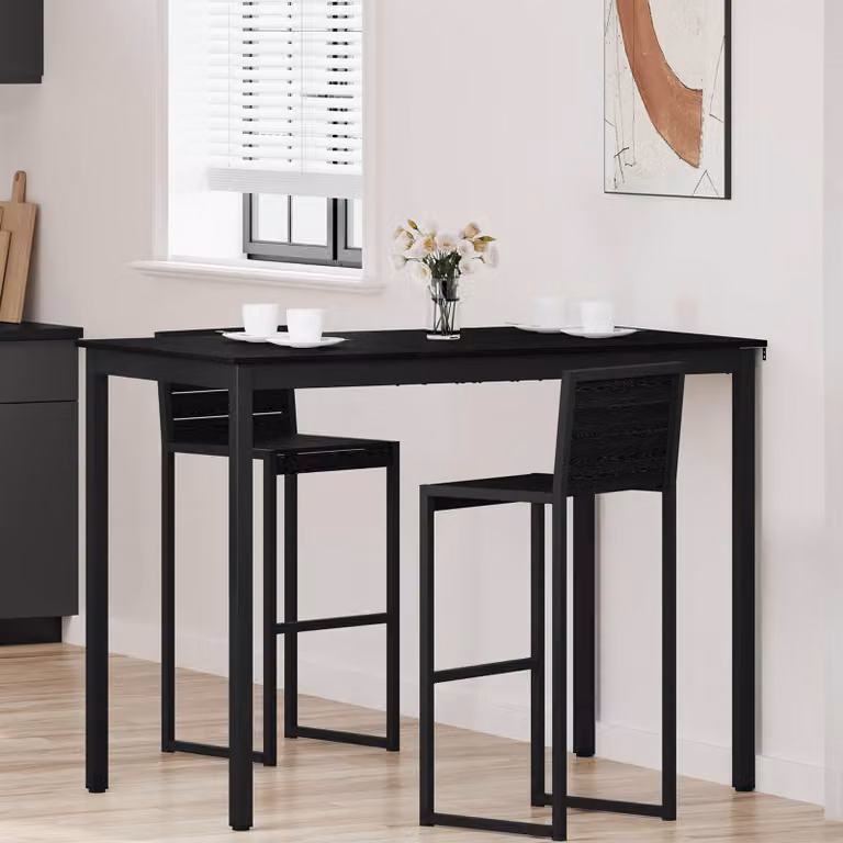 Maison Exclusive - Tavolino alto in materiale derivato dal legno, rettangolare