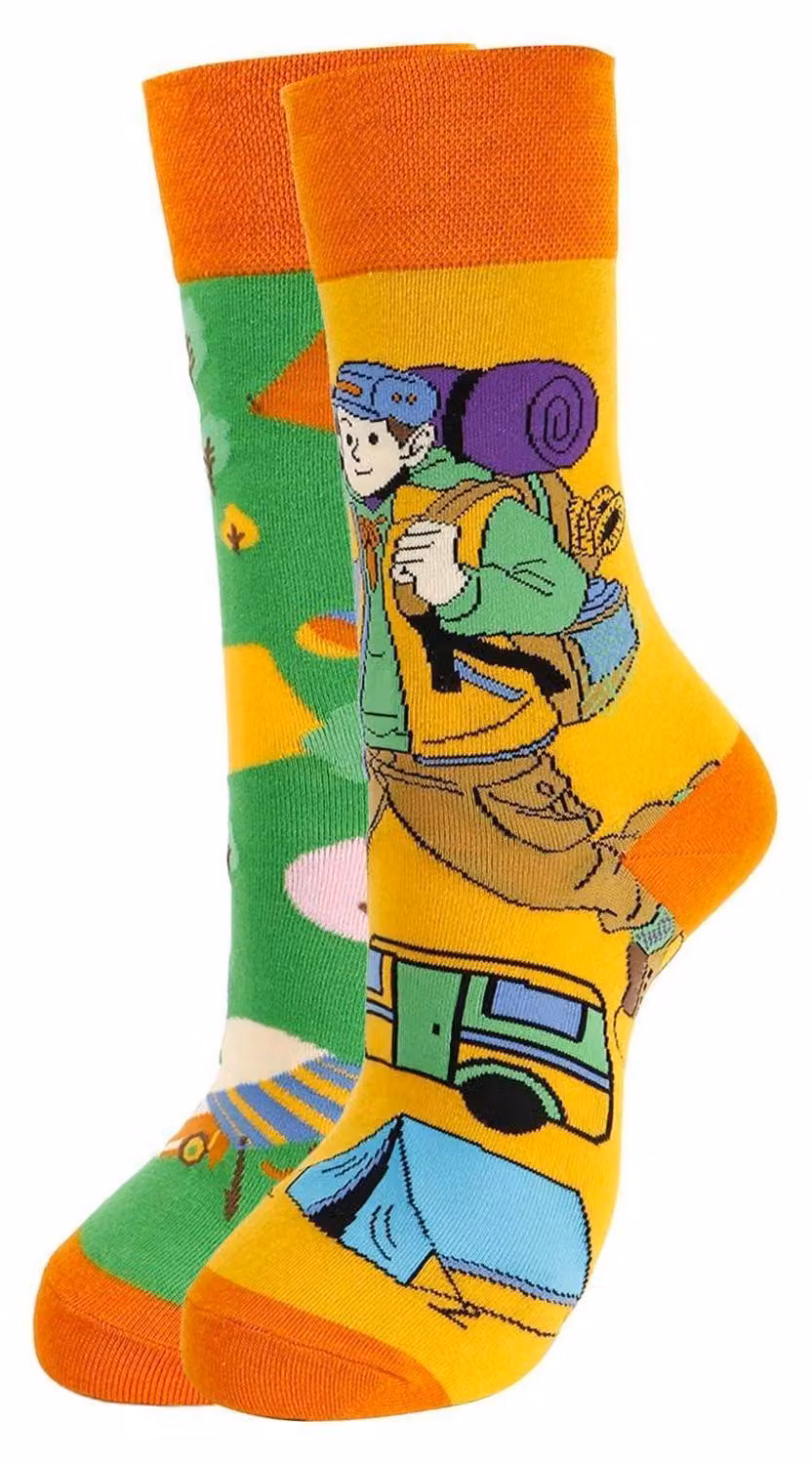Calzini divertenti, calzini colorati con motivi spiritosi, in cotone. Regalo ideale per uomo e donna