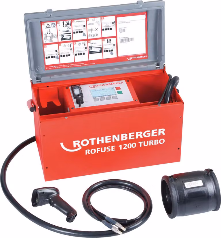 Saldatrice per elettrofusione Rothenberger ROFUSE TURBO 1200