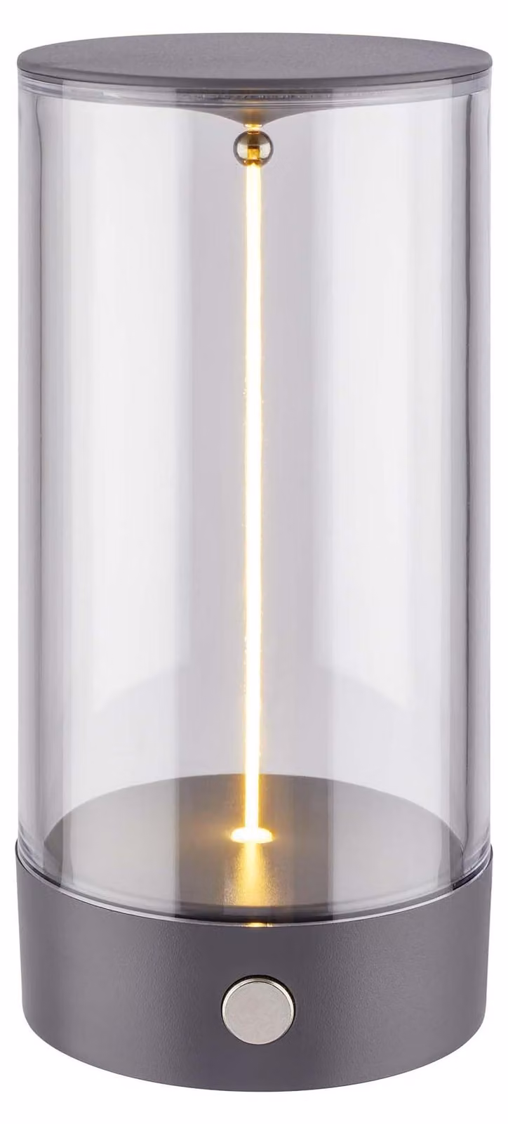 Lampada da tavolo LED wireless con controllo touch a 4 livelli, tecnologia filament, luce bianca calda e ricarica tramite USB-C