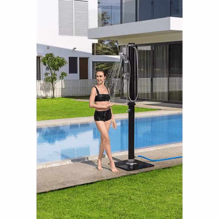 Doccia da esterno solare Bestway Solar Flow nera con capacità 20 l