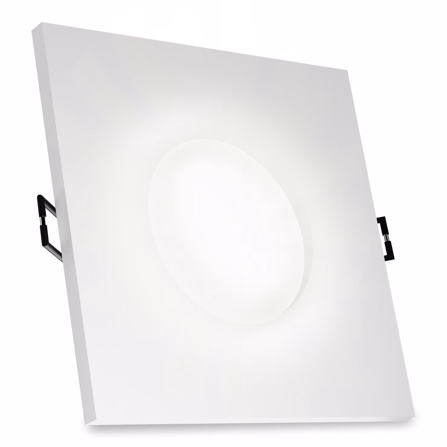 SSC-LUXon BEDA luce da incasso LED piatta IP65 con modulo LED sostituibile 5W bianco neutro - luce da incasso bagno bianco 230V per bagno doccia