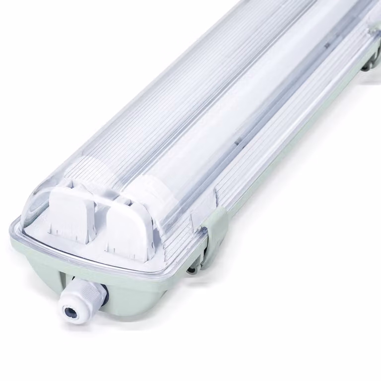 Jopassy LED Luce per ambienti umidi Luce per seminterrato Luce per bagno Luce fluorescente per seminterrato 150 cm bianco neutro