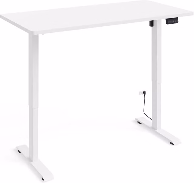 SCRIVANIA BIMOTION DESK 1S BIANCO OPACO BIANCO OPACO 140x70