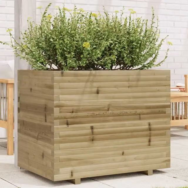Fioriera da Giardino 90x60x72,5 cm in Legno di Pino Impregnato 3282608
