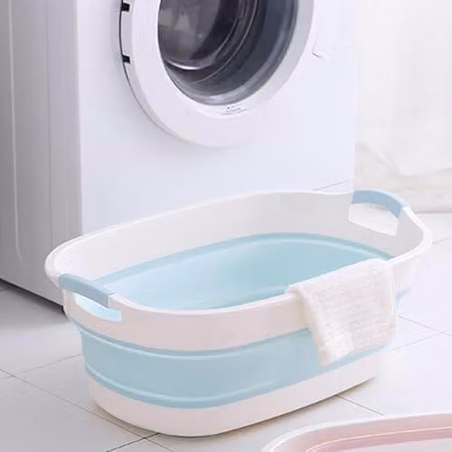 Vasca da bagno pieghevole, ideale per viaggi, cura degli animali domestici. Vasca per uso domestico, viaggi, hotel, scuole, per cani e gatti, per il bagno e la doccia. Portatile, stabile, robusta, di alta qualità. Set di accessori disponibili. Venduta sin