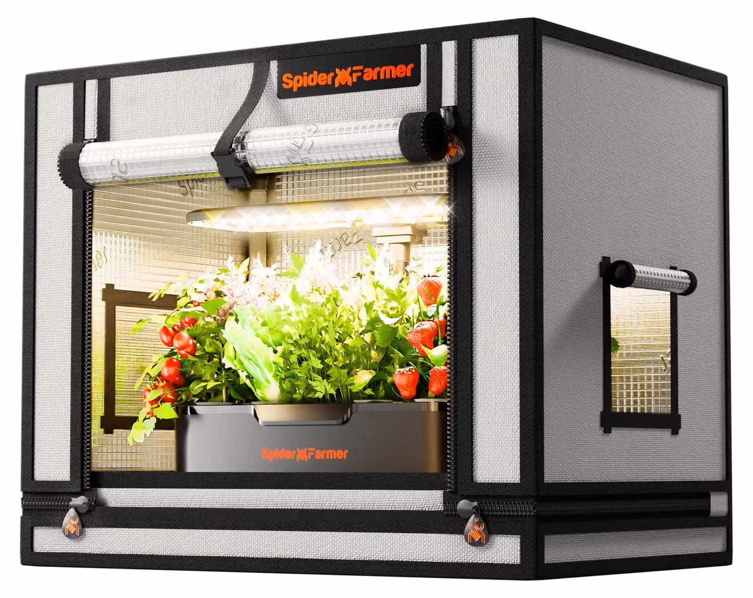Solidchoice - Tenda di coltivazione Pro, serie 60x40x50 cm, per giardinaggio indoor