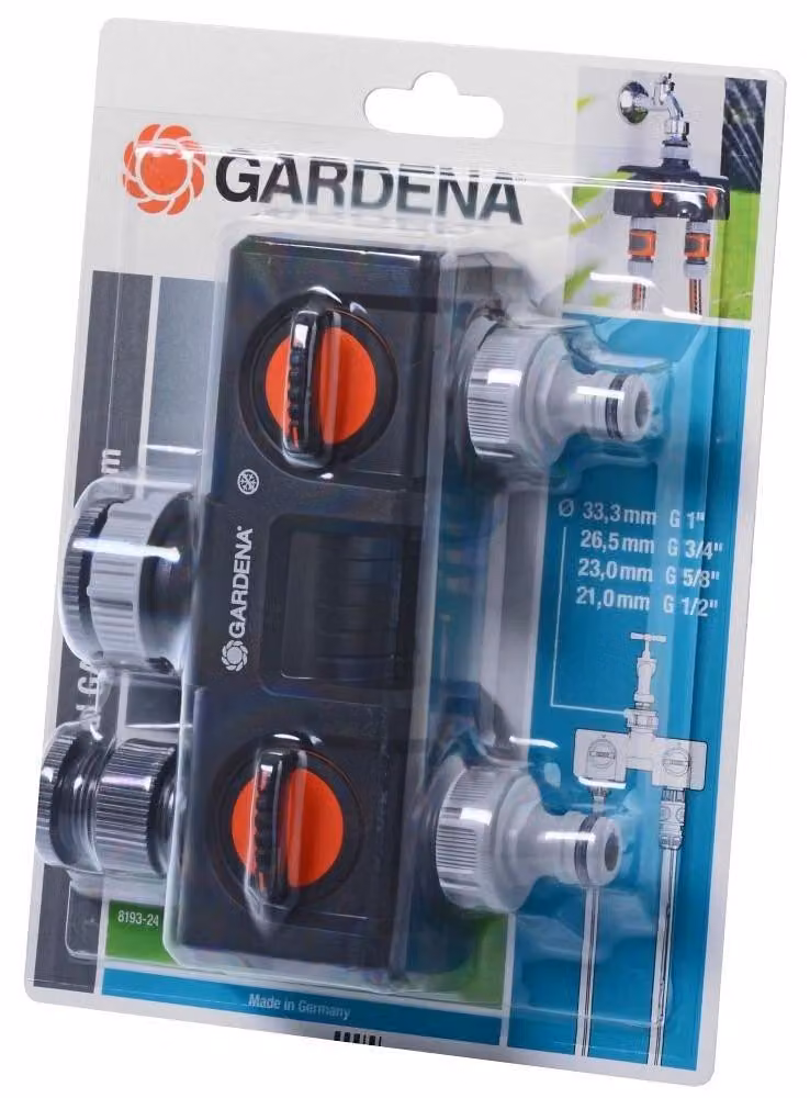 Gardena 08193-24, distributore a due uscite